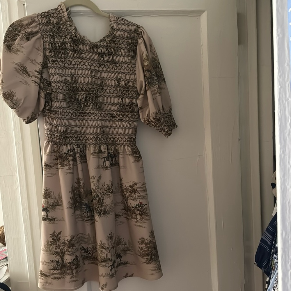Hill House Horse Toile Dress